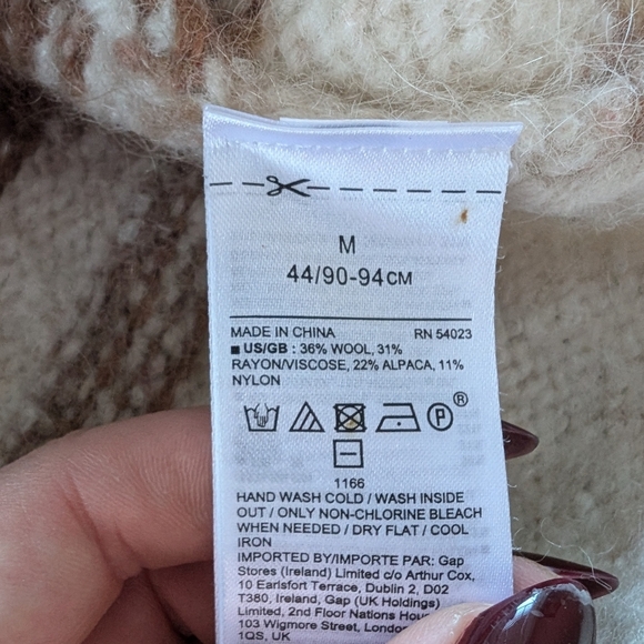 Banana Republic Italian Spacedye Wool Blend Sweater Women's Medium - Picture 6 of 6